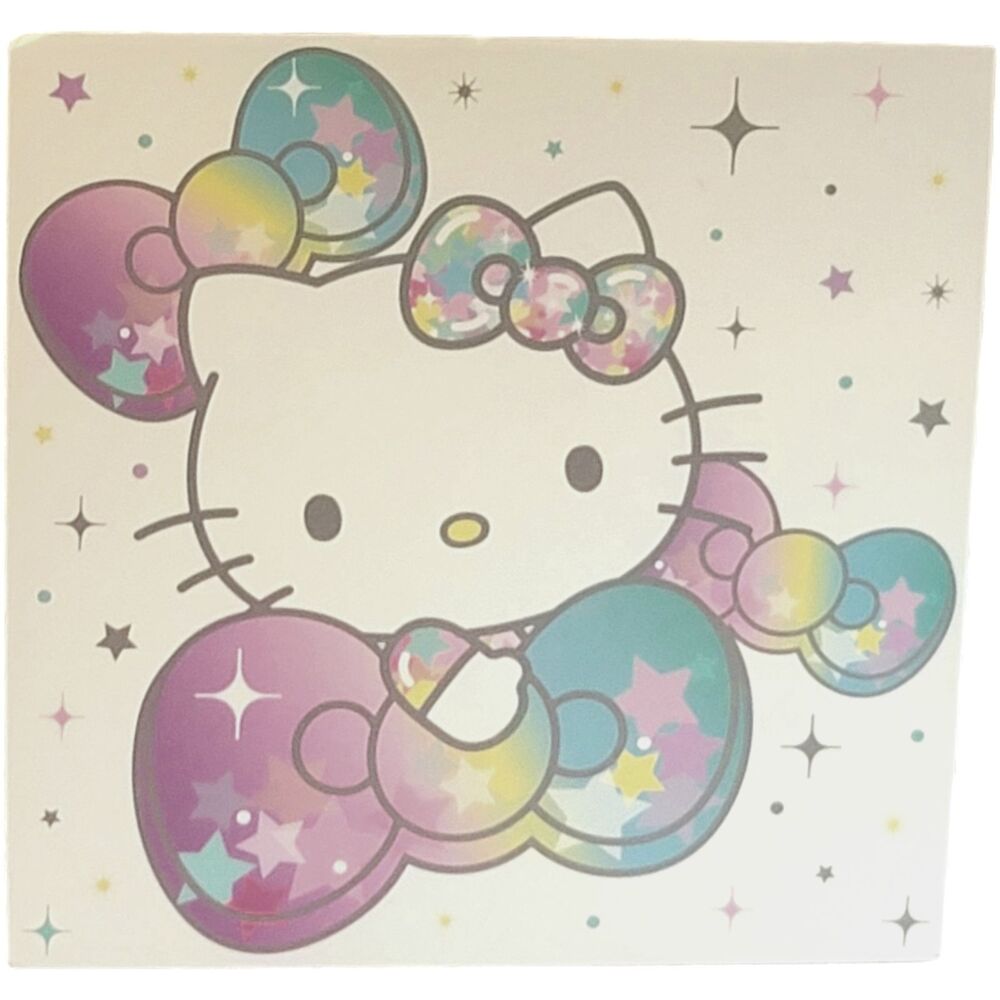 Hello Kitty Rainbow Sparkling Bow Wall Art Pride 2024